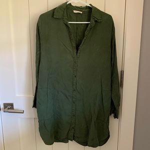 Button down shirt dress